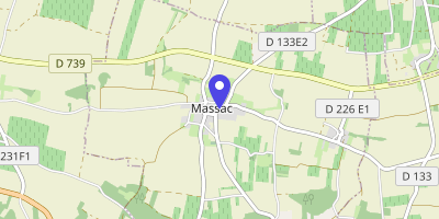 Carte OpenStreetMap — 4 Grand'rue, Massac