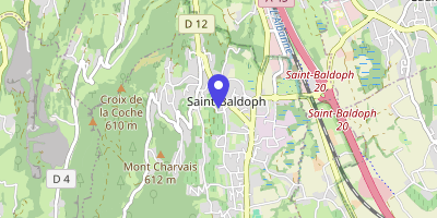 Carte OpenStreetMap — Chemin de la Mairie, Saint-Baldoph