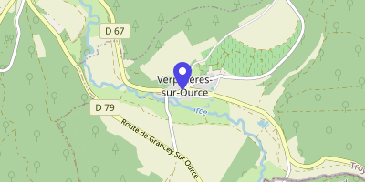 Carte OpenStreetMap — 39 Grande rue, Verpillières-sur-Ource