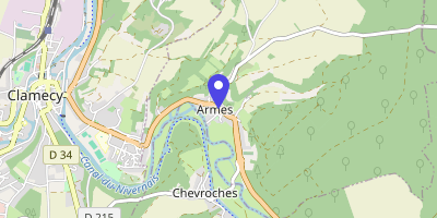 Carte OpenStreetMap — 98 route Buissonnière, Armes