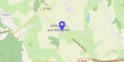 Carte OpenStreetMap — Le Bourg, Saint-Jean-aux-Amognes