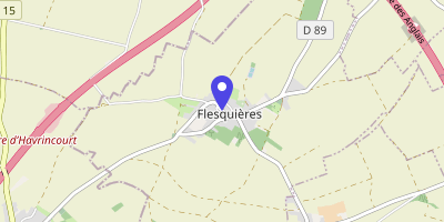 Carte OpenStreetMap — Rue de l'Église, Flesquières