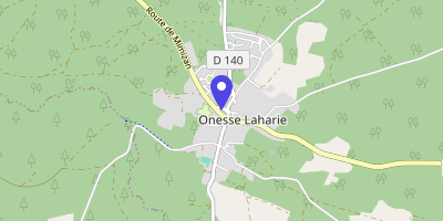 Carte OpenStreetMap — 232 place des Platanes, Onesse-Laharie