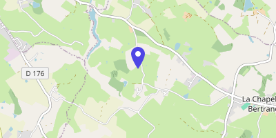 Carte OpenStreetMap — Place de la Mairie, La Chapelle-Bertrand