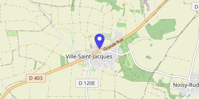 Carte OpenStreetMap — 52 rue Grande, Ville-Saint-Jacques
