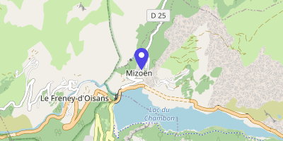 Carte OpenStreetMap — 62 route d'Emparis, Mizoën