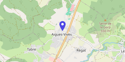 Carte OpenStreetMap — 12 rue de la Fontaine, Aigues-Vives