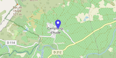 Carte OpenStreetMap — 10 rue des Écoles, Camplong-d'Aude