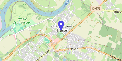 Carte OpenStreetMap — 4 rue de la Chapelle, Châtenoy-en-Bresse