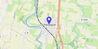 Carte OpenStreetMap — 7 rue de la Mairie, Chevaigné