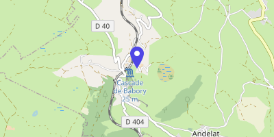Carte OpenStreetMap — Le Bourg, Andelat