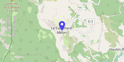 Carte OpenStreetMap — 85 route du Castellard, Le Castellard-Mélan