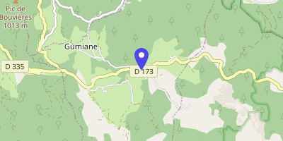 Carte OpenStreetMap — 6 rue de la Mairie, Gumiane
