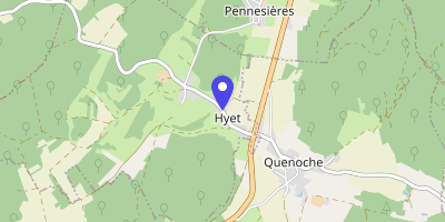 Carte OpenStreetMap — 25 rue des Fontaines, Hyet