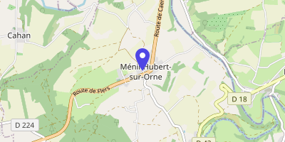 Carte OpenStreetMap — 5 rue du Clos-Saint-Martin, Ménil-Hubert-sur-Orne