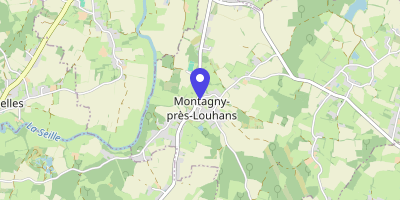 Carte OpenStreetMap — 1 place de la Mairie, Montagny-près-Louhans