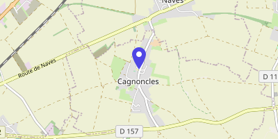 Carte OpenStreetMap — 1 Grand'place, Cagnoncles