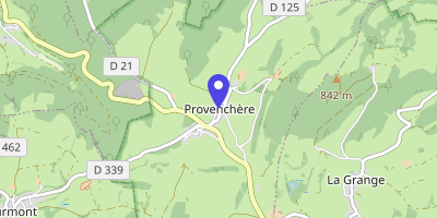 Carte OpenStreetMap — 4 rue de la Mairie, Provenchère