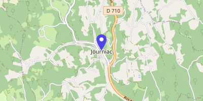 Carte OpenStreetMap — 3 Place de l'Ancien-Presbytère, Journiac