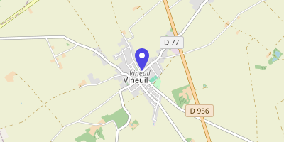 Carte OpenStreetMap — 11 rue de la Poste, Vineuil