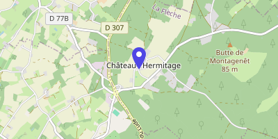 Carte OpenStreetMap — 2 place de la Mairie, Château-l'Hermitage
