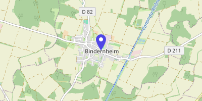 Carte OpenStreetMap — 2 rue du Sel, Bindernheim