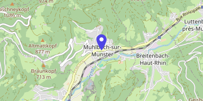 Carte OpenStreetMap — 45 rue Principale, Muhlbach-sur-Munster