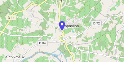 Carte OpenStreetMap — 847 route de la Charente, Champmillon