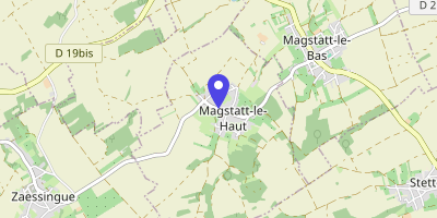Carte OpenStreetMap — 7 rue de France, Magstatt-le-Haut