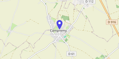 Carte OpenStreetMap — 11 rue de l'École, Campremy