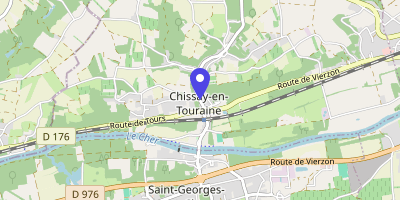 Carte OpenStreetMap — 20 rue Étienne-Denis, Chissay-en-Touraine