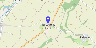 Carte OpenStreetMap — 7 rue de l'Église, Aizecourt-le-Haut
