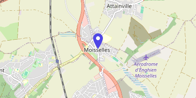 Carte OpenStreetMap — 5 rue du Moutier, Moisselles