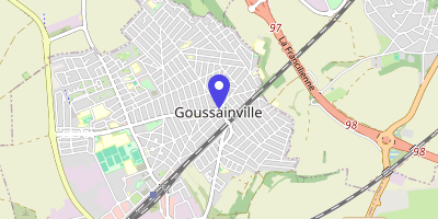 Carte OpenStreetMap — 1 place de la Charmeuse, Goussainville