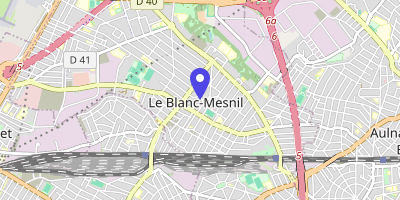Carte OpenStreetMap — 1 place Gabriel-Péri, Le Blanc-Mesnil