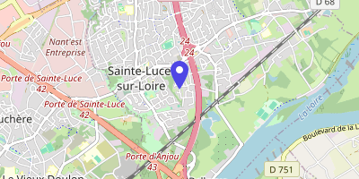 Carte OpenStreetMap — Esplanade Pierre-Brasselet, Sainte-Luce-sur-Loire