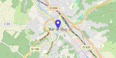 Carte OpenStreetMap — 12 rue Lapique, Bar-le-Duc