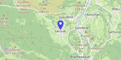 Carte OpenStreetMap — Rue de la Mairie, Sacoué