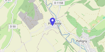 Carte OpenStreetMap — 1 rue d'Autrey, Pierreville