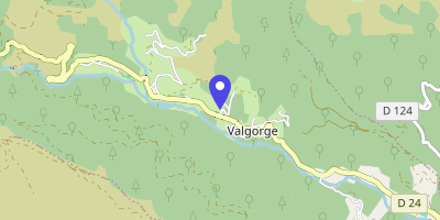 Carte OpenStreetMap — 67 chemin du Mazel, Valgorge