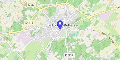 Carte OpenStreetMap — 14 place Rosmadec, Le Loroux-Bottereau
