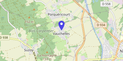 Carte OpenStreetMap — 151 rue Ernest-Langlet, Vauchelles