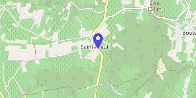 Carte OpenStreetMap — 2 rue du Lavoir-Landry, Saint-Preuil