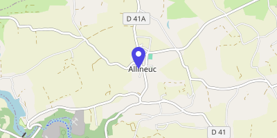 Carte OpenStreetMap — 1 rue de la Mairie, Allineuc