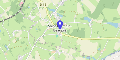 Carte OpenStreetMap — 28 Grande rue, Saint-Germain-Beaupré