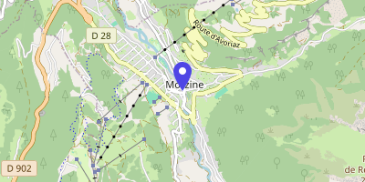 Carte OpenStreetMap — 1 place de l'Église, Morzine
