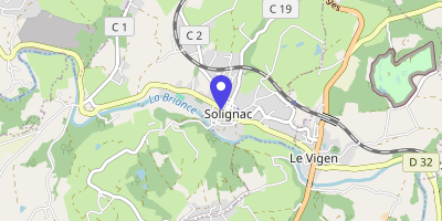 Carte OpenStreetMap — 57 avenue Saint-Éloi, Solignac