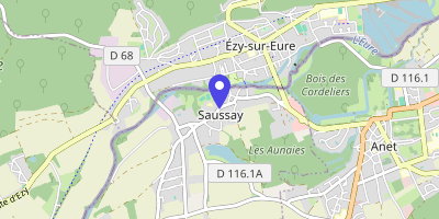 Carte OpenStreetMap — 28 rue du Centre, Saussay