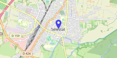Carte OpenStreetMap — 9 place d'Armes, Sélestat