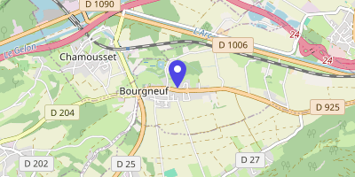 Carte OpenStreetMap — 625 route de la Maurienne, Bourgneuf
